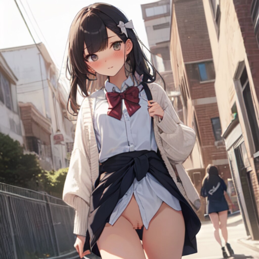 腰カーデ女子B組