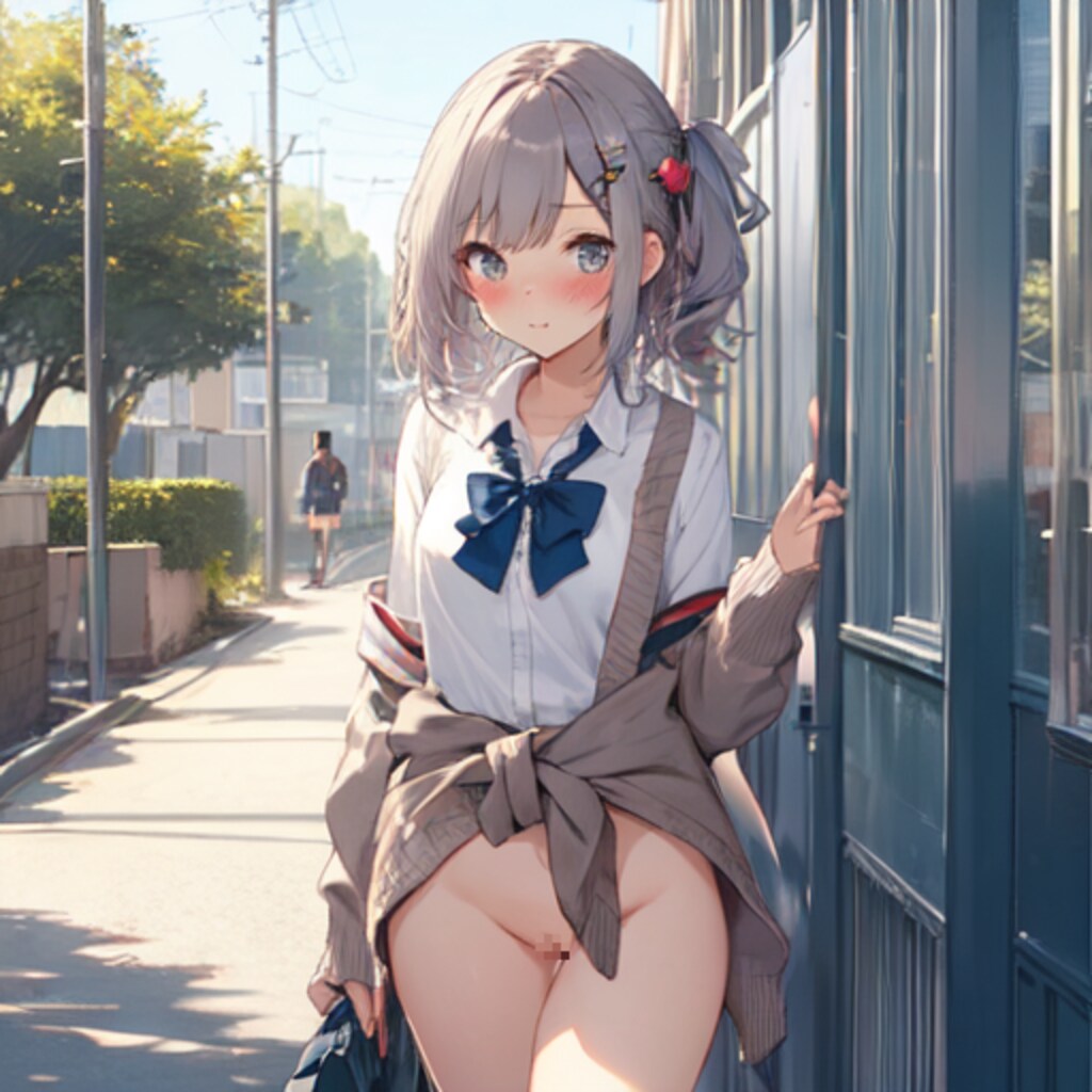 腰カーデ女子B組
