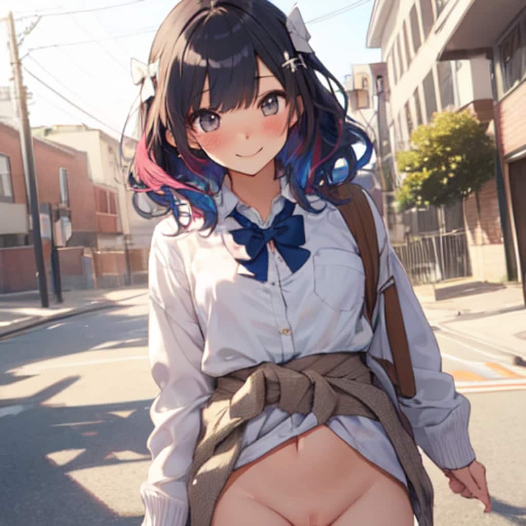 腰カーデ女子B組