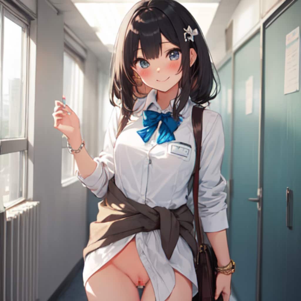 腰カーデ女子B組
