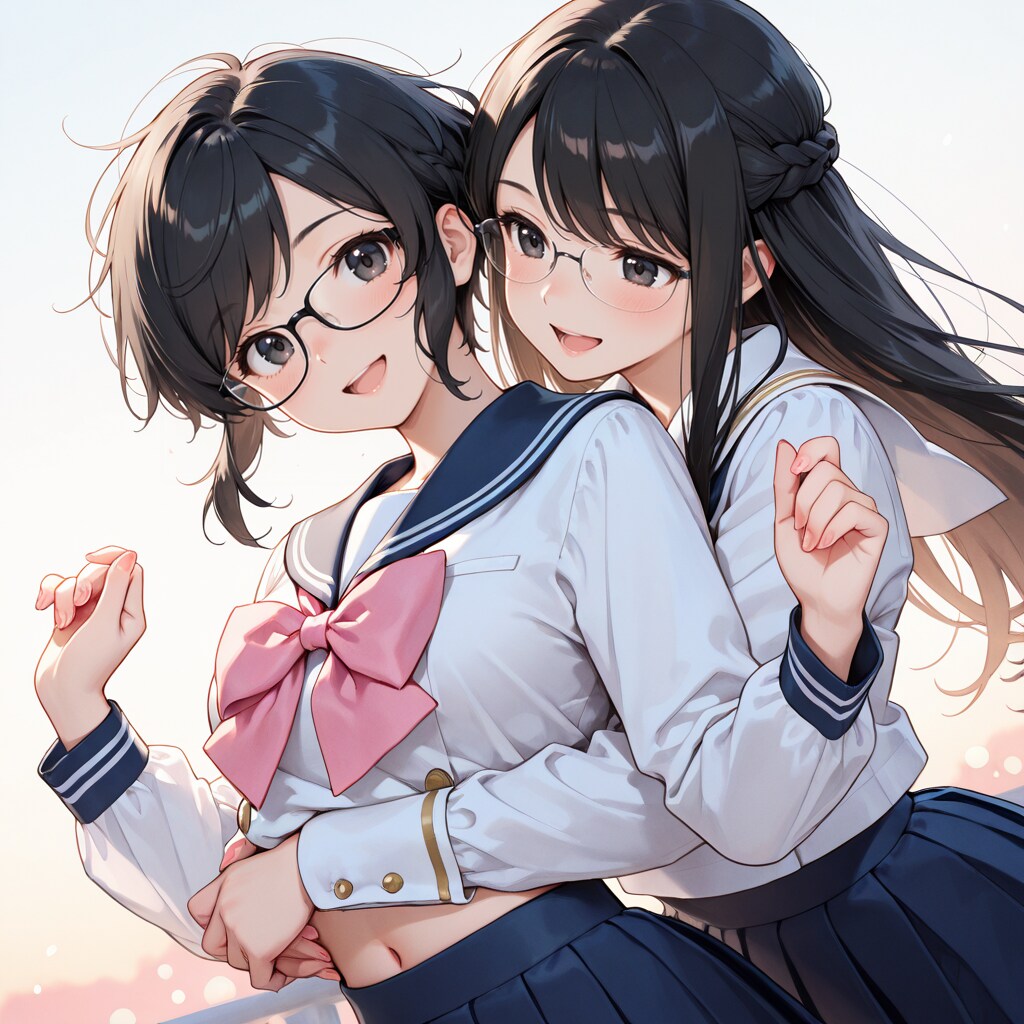 愛ちゃん　と　詩織ちゃん