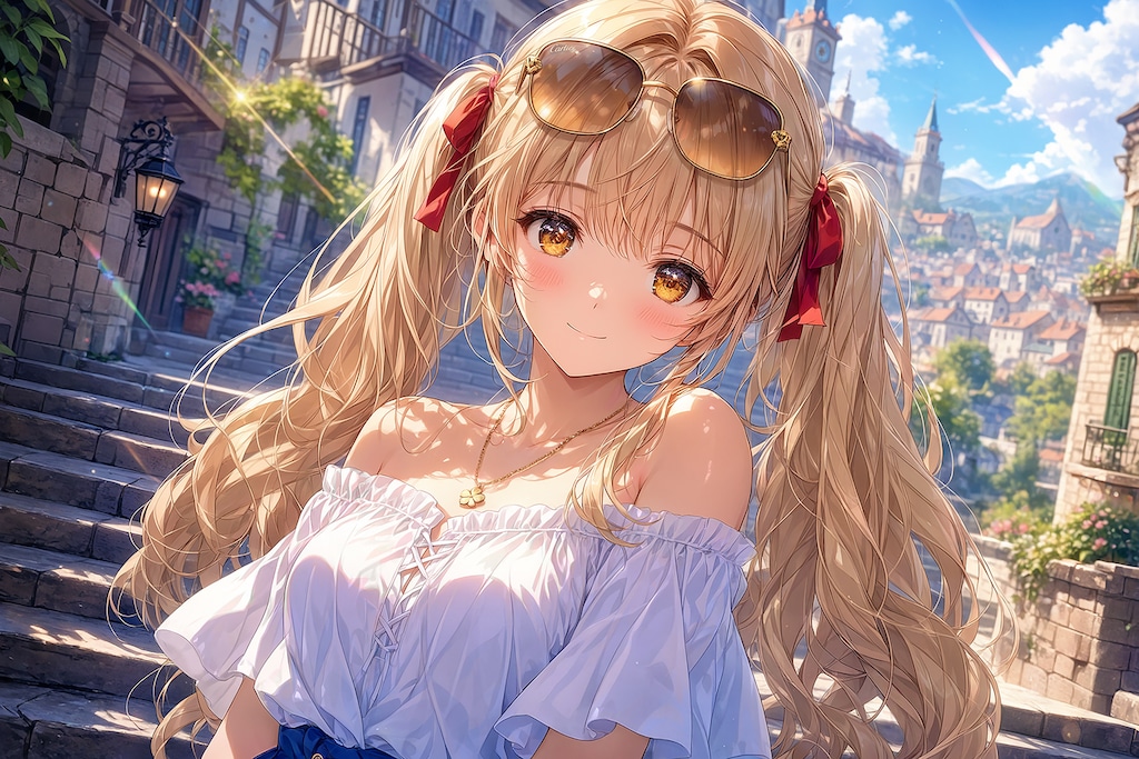 カルティエ サングラスの少女