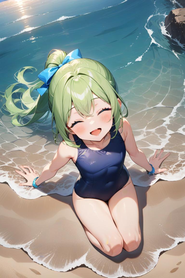 スク水を着てもらいました②