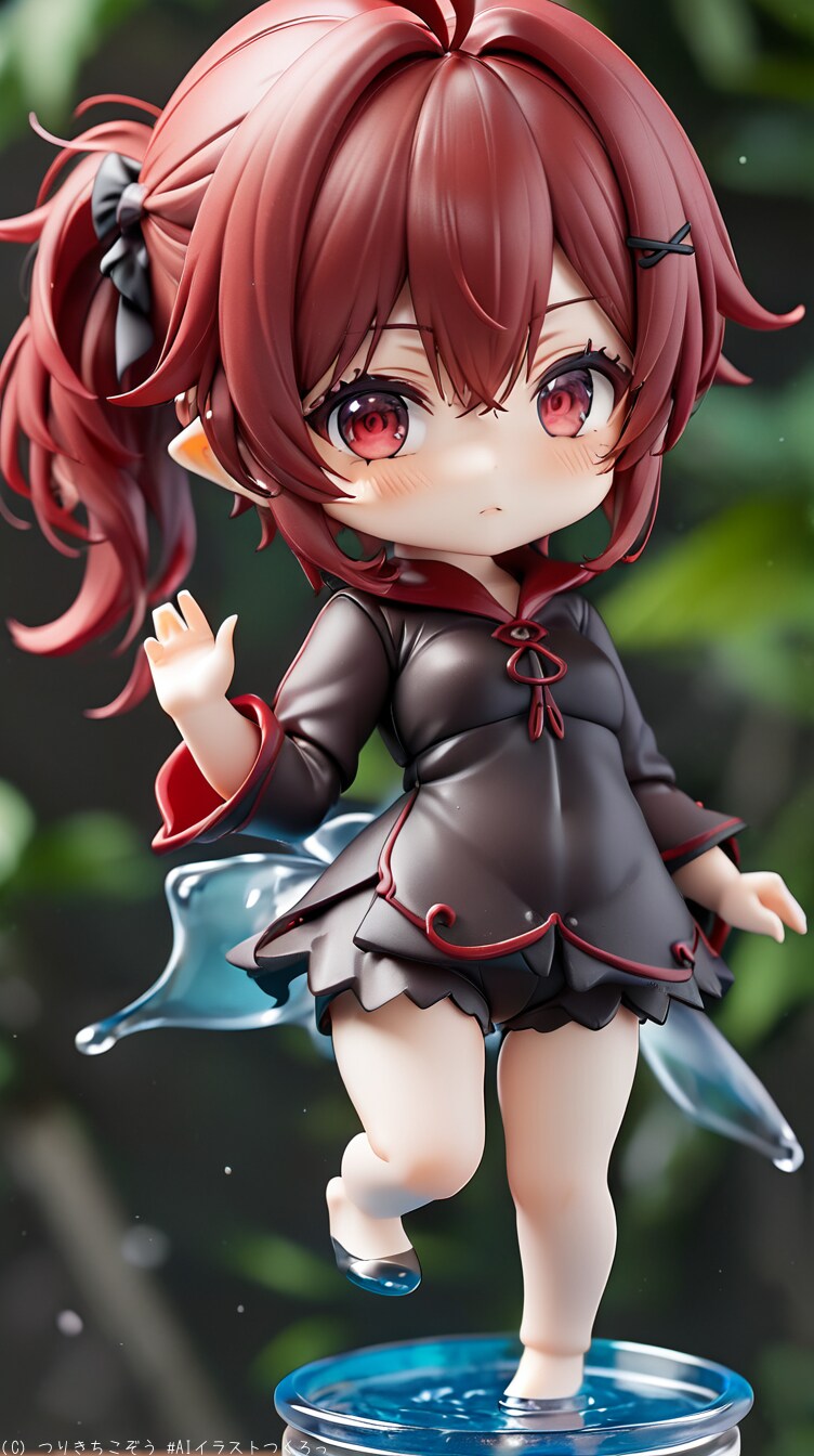 水遊びをするラウラさん〜ねんどろいど〜