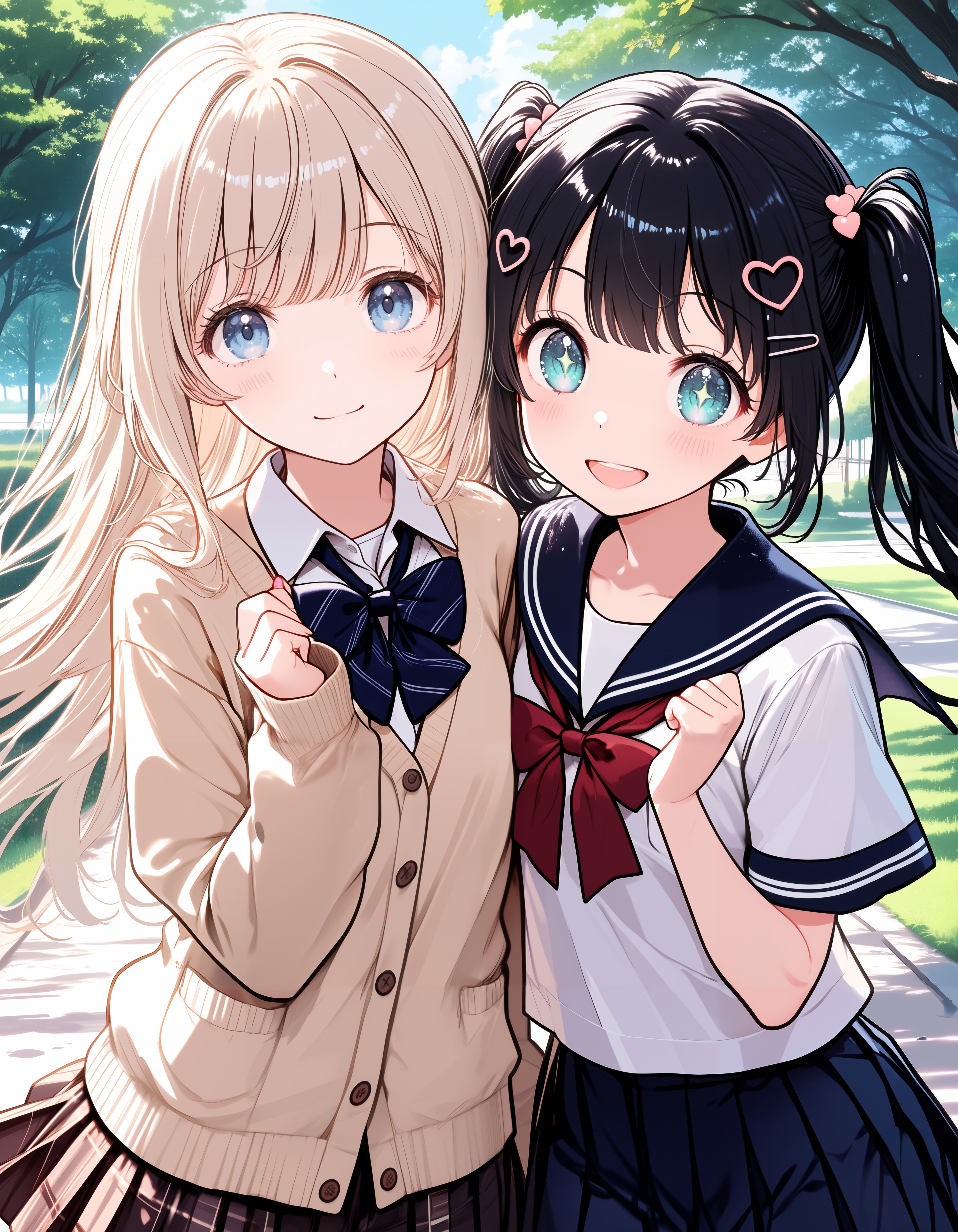 みゆうちゃん＆ここみん | の人気AIイラスト・グラビア