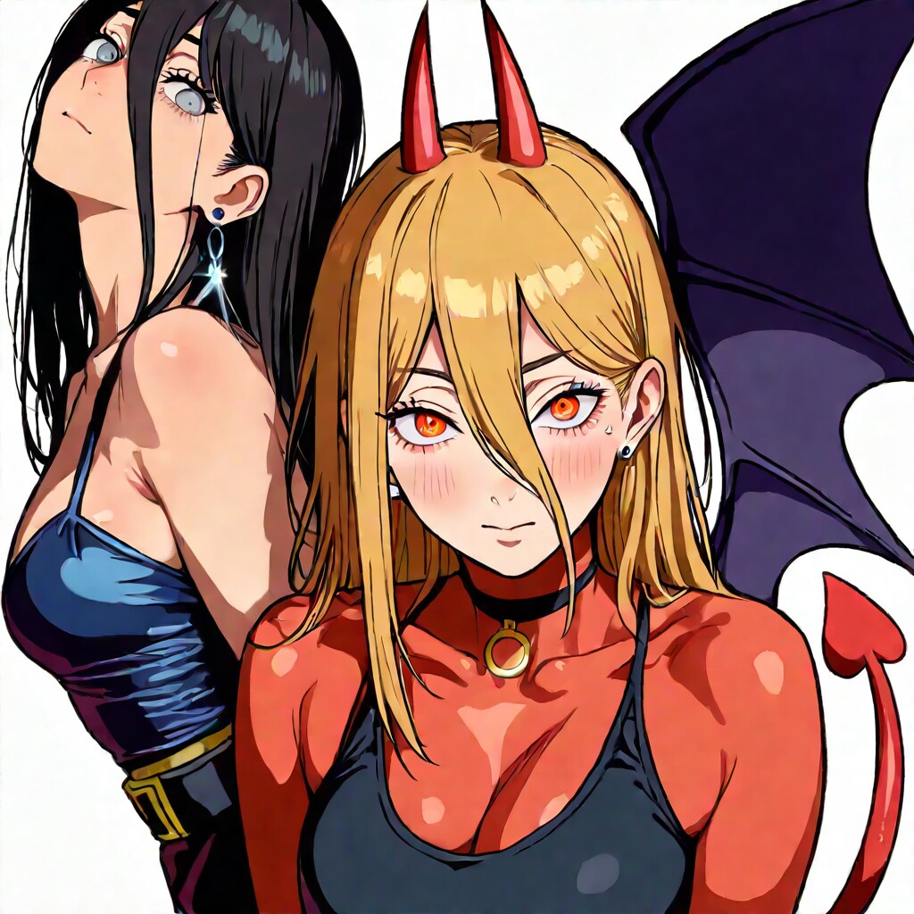 天使と悪魔 | の人気AIイラスト・グラビア