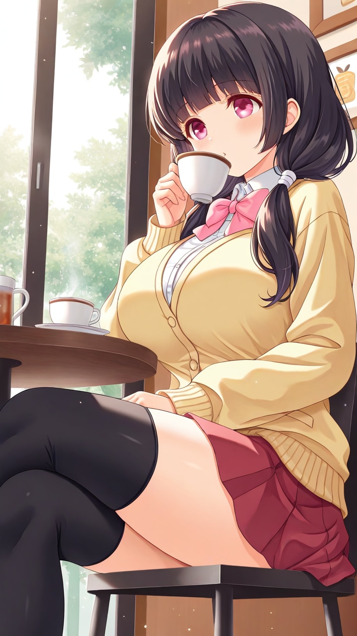 お茶の時間 | の人気AIイラスト・グラビア
