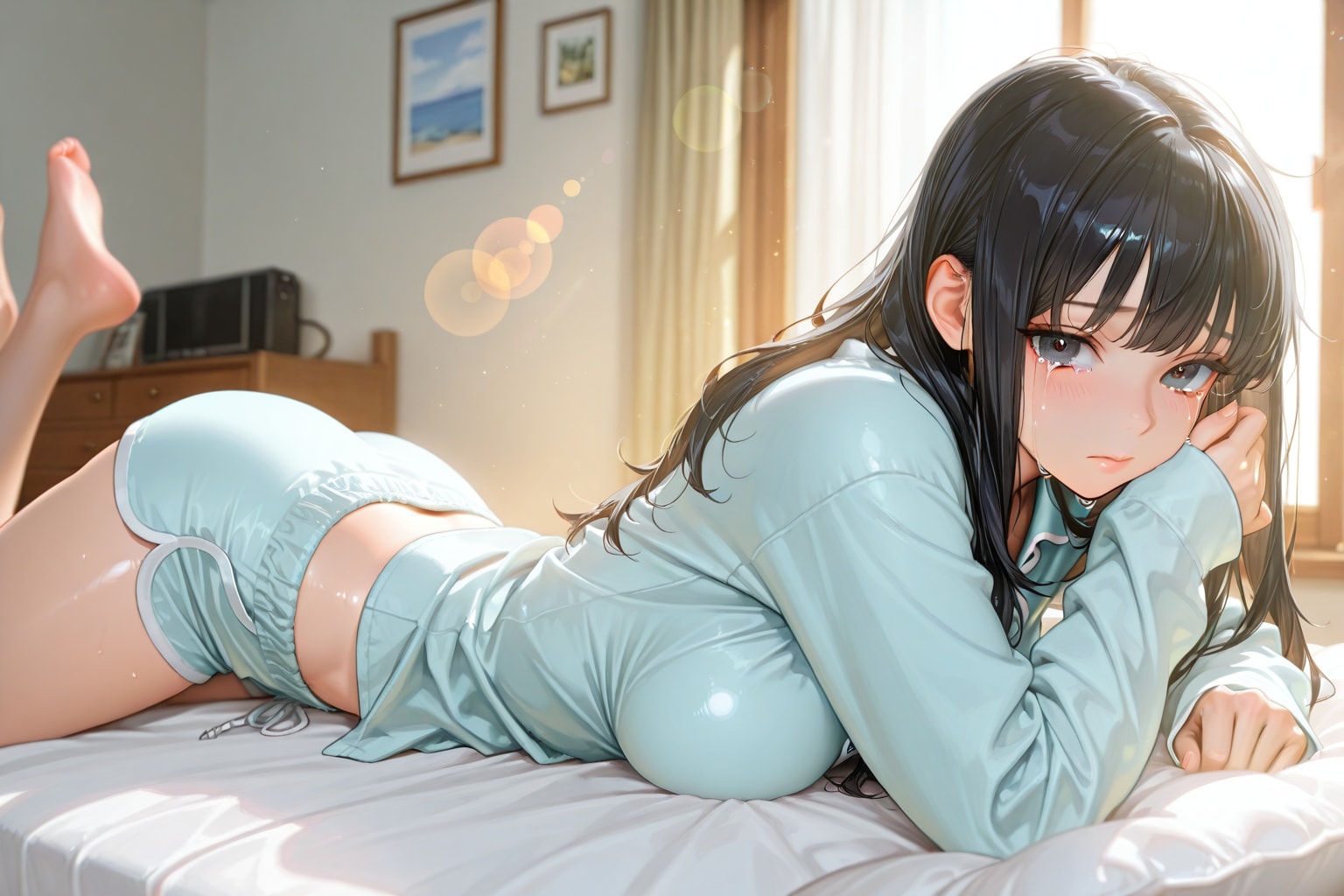 「お・・・はよ、っ」