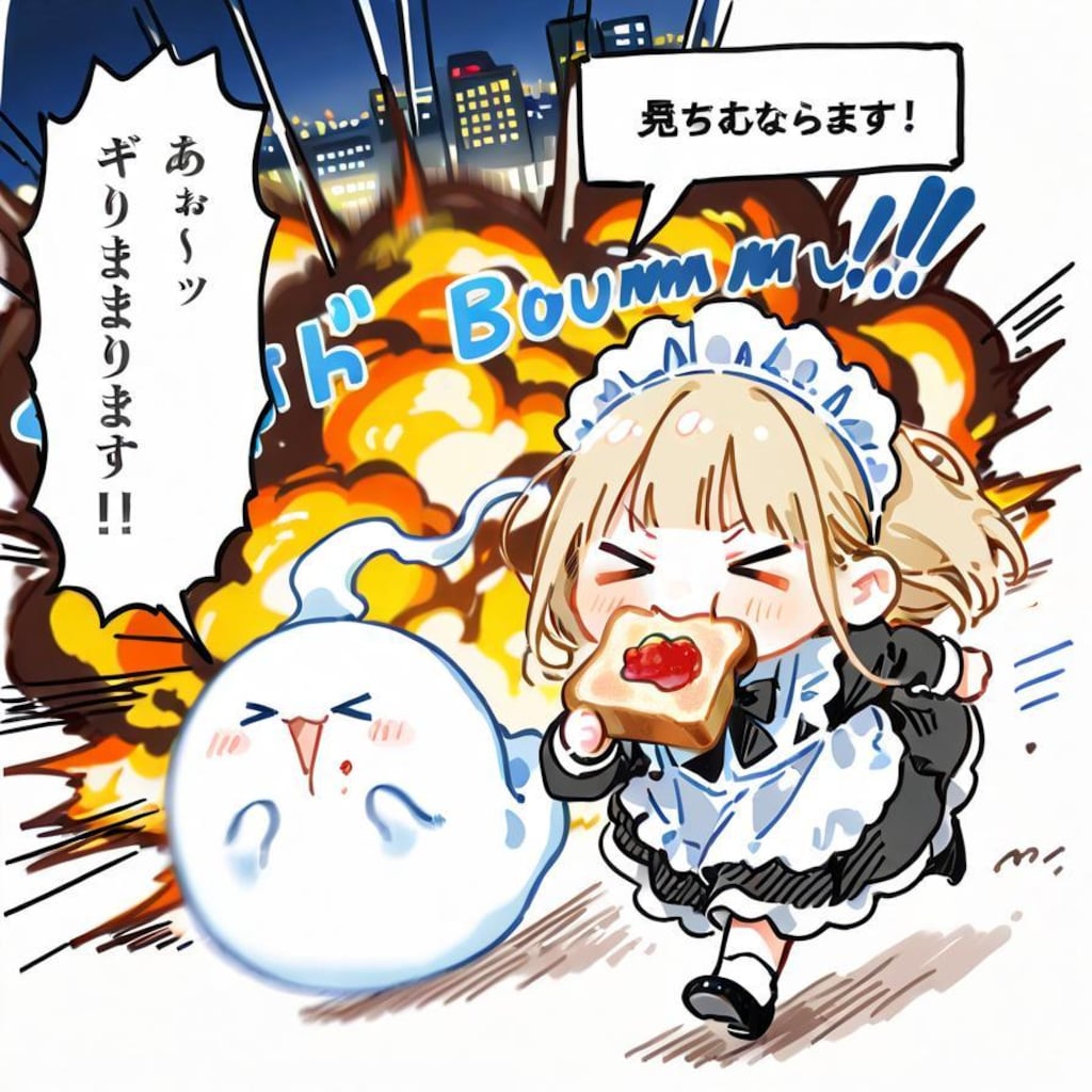 おもょももも!!!( >ω<)🍞💥💥💥