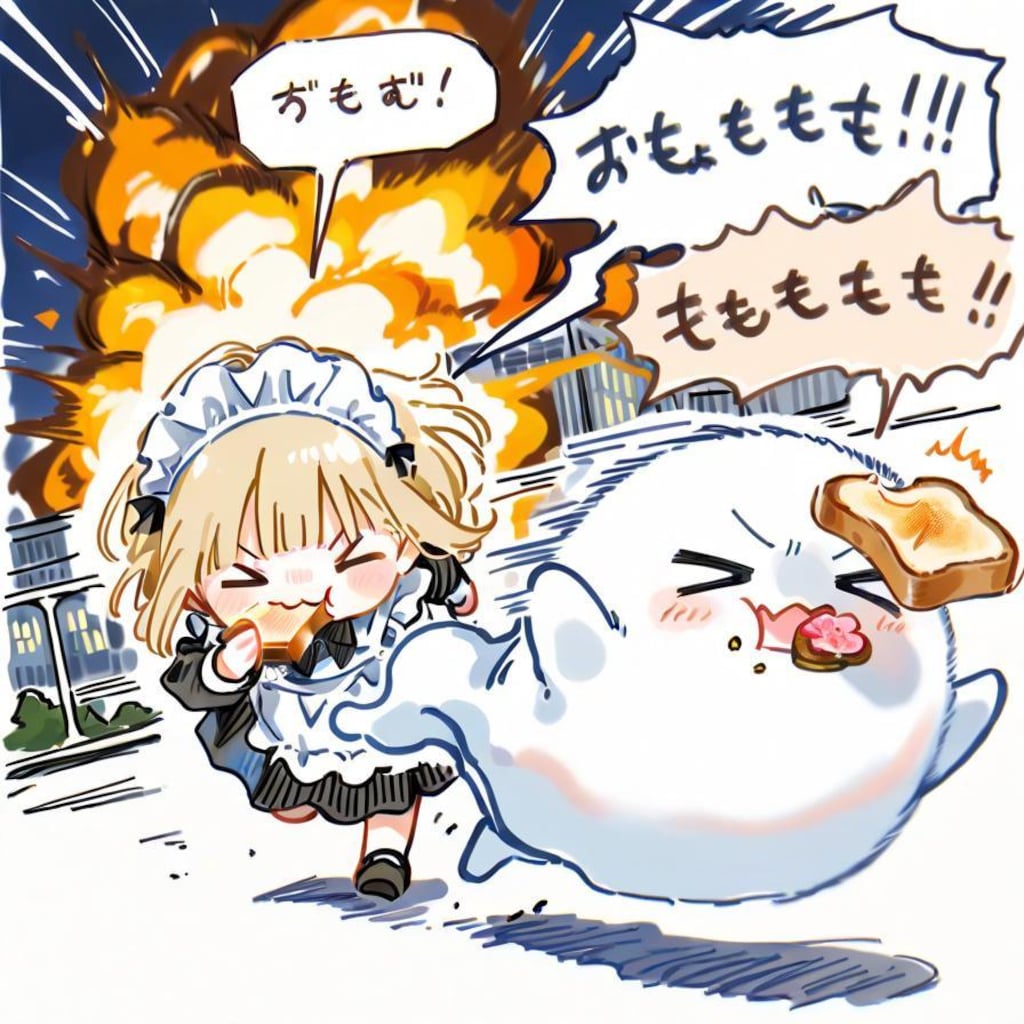 おもょももも!!!( >ω<)🍞💥💥💥