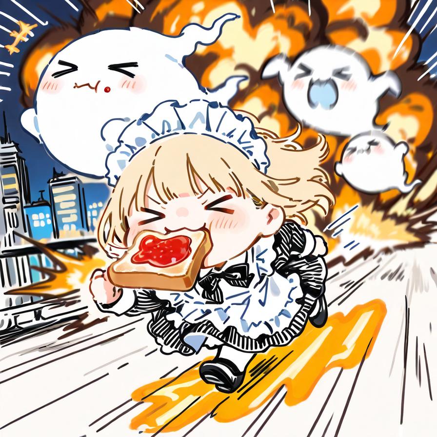 おもょももも!!!( >ω<)🍞💥💥💥