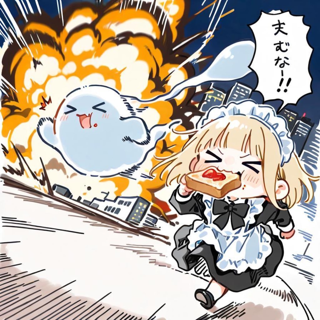 おもょももも!!!( >ω<)🍞💥💥💥