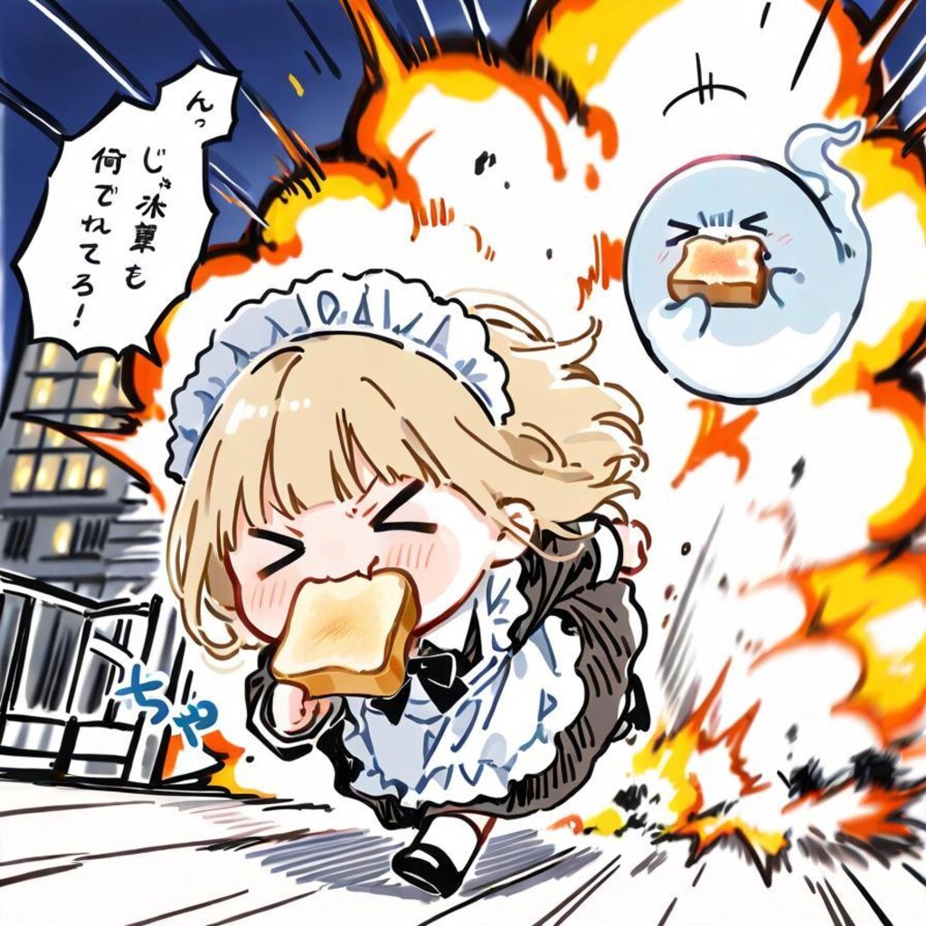 おもょももも!!!( >ω<)🍞💥💥💥