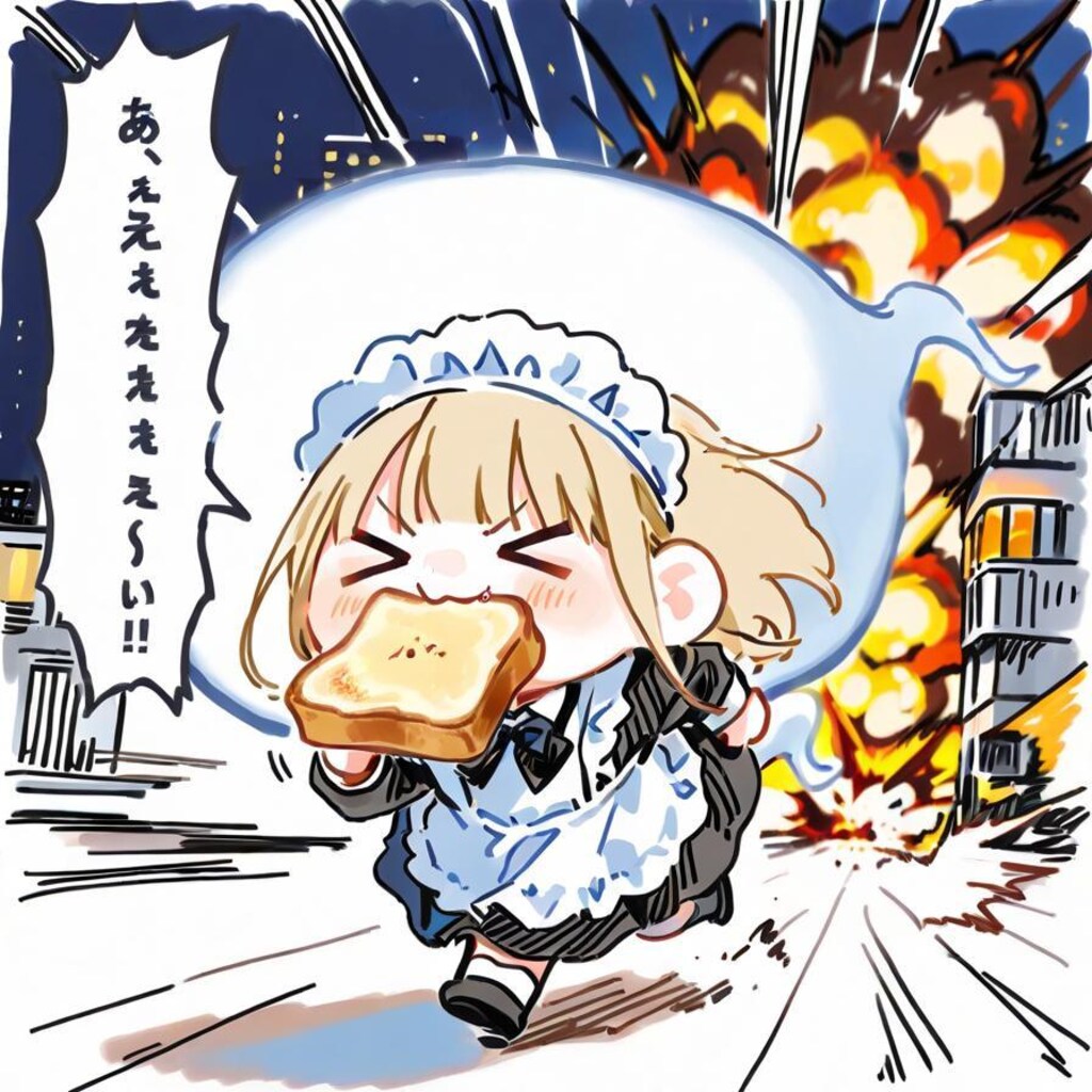 おもょももも!!!( >ω<)🍞💥💥💥