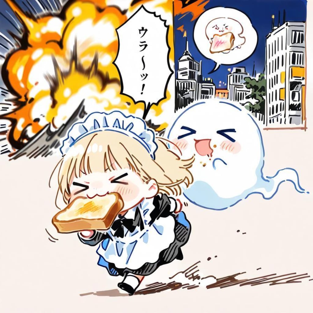 おもょももも!!!( >ω<)🍞💥💥💥