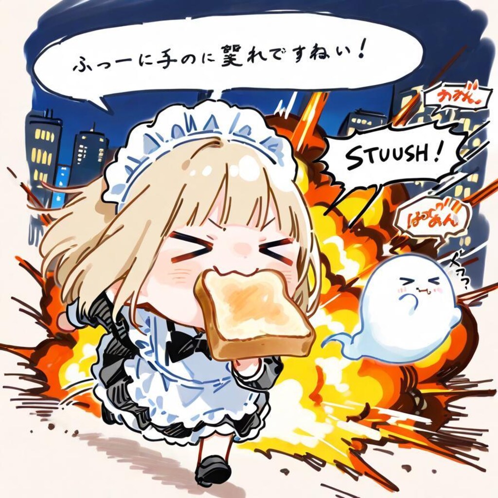 おもょももも!!!( >ω<)🍞💥💥💥
