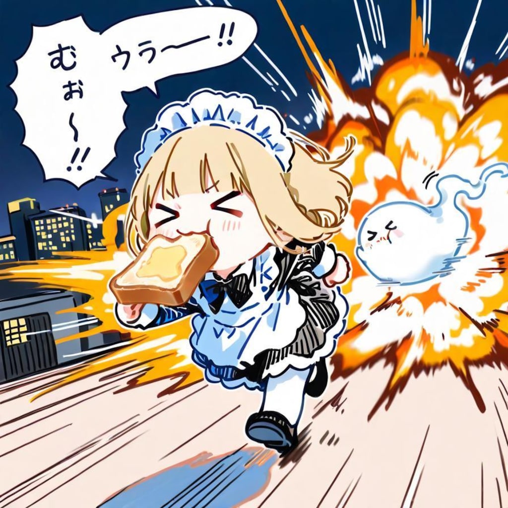 おもょももも!!!( >ω<)🍞💥💥💥