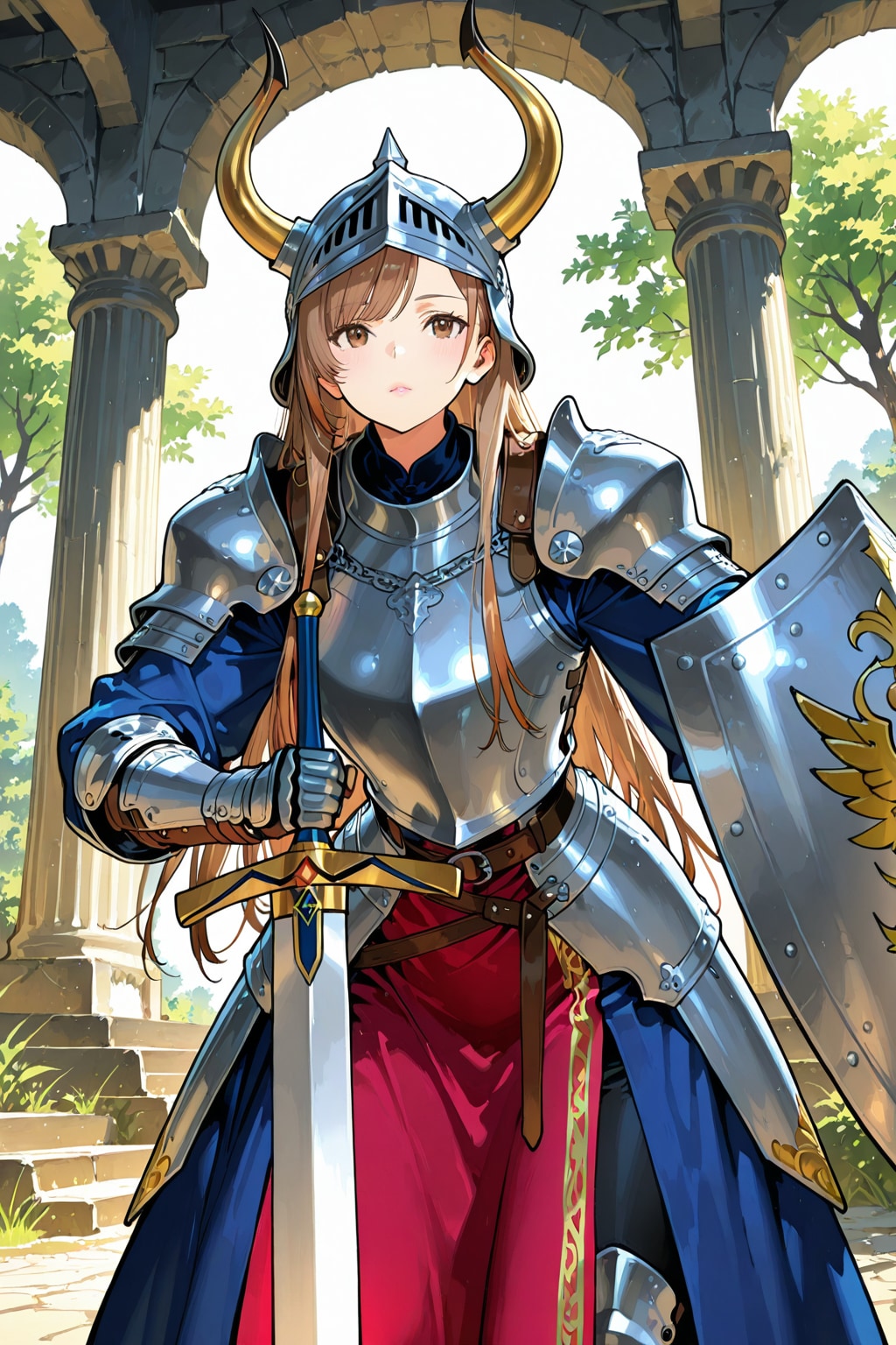 カイトシールドの聖騎士さん | の人気AIイラスト・グラビア