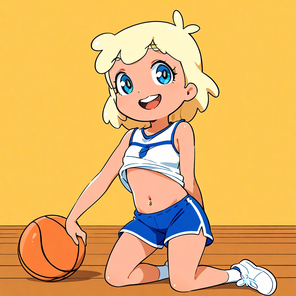 へそ出しガール