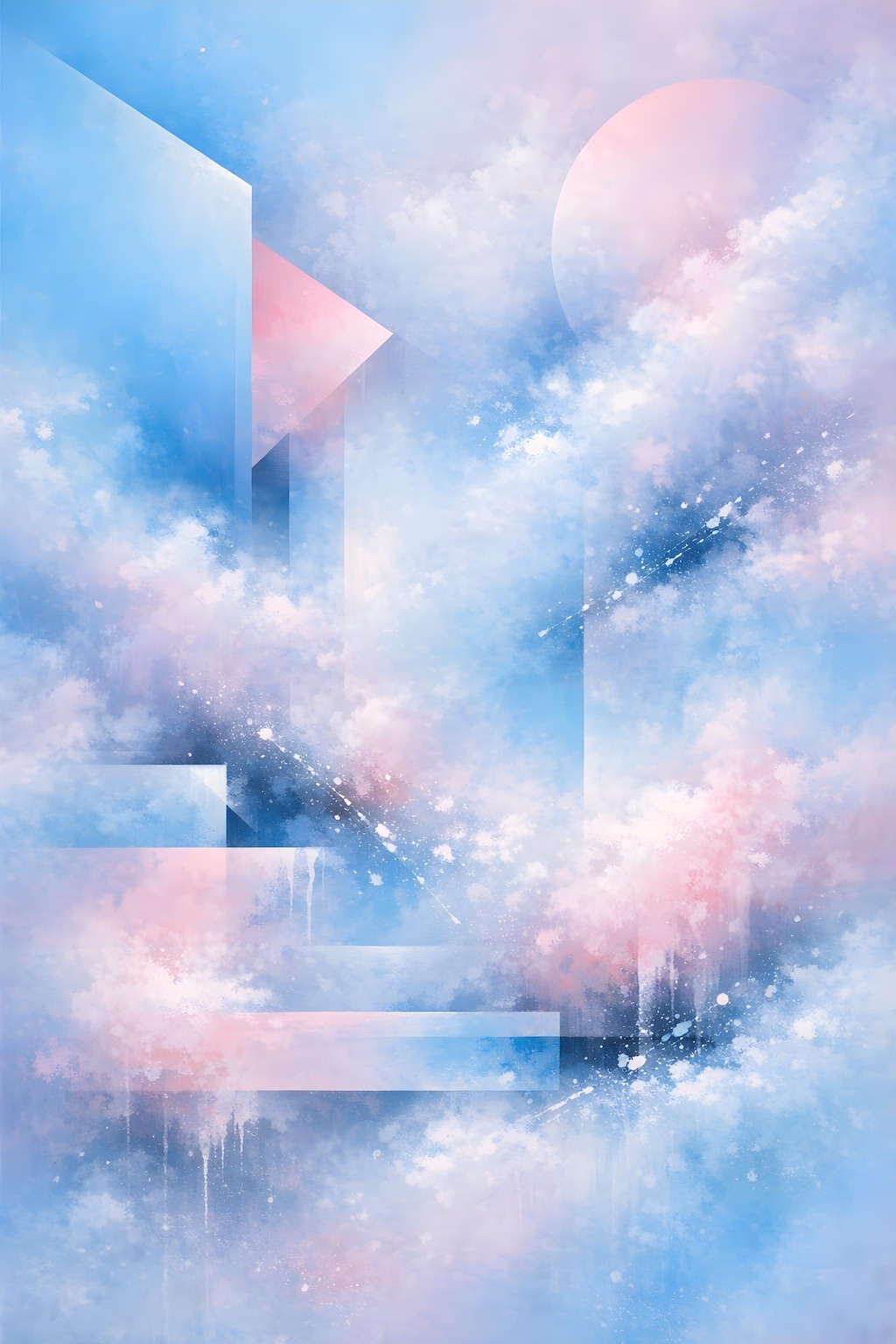 幾何学的抽象の極小の霧