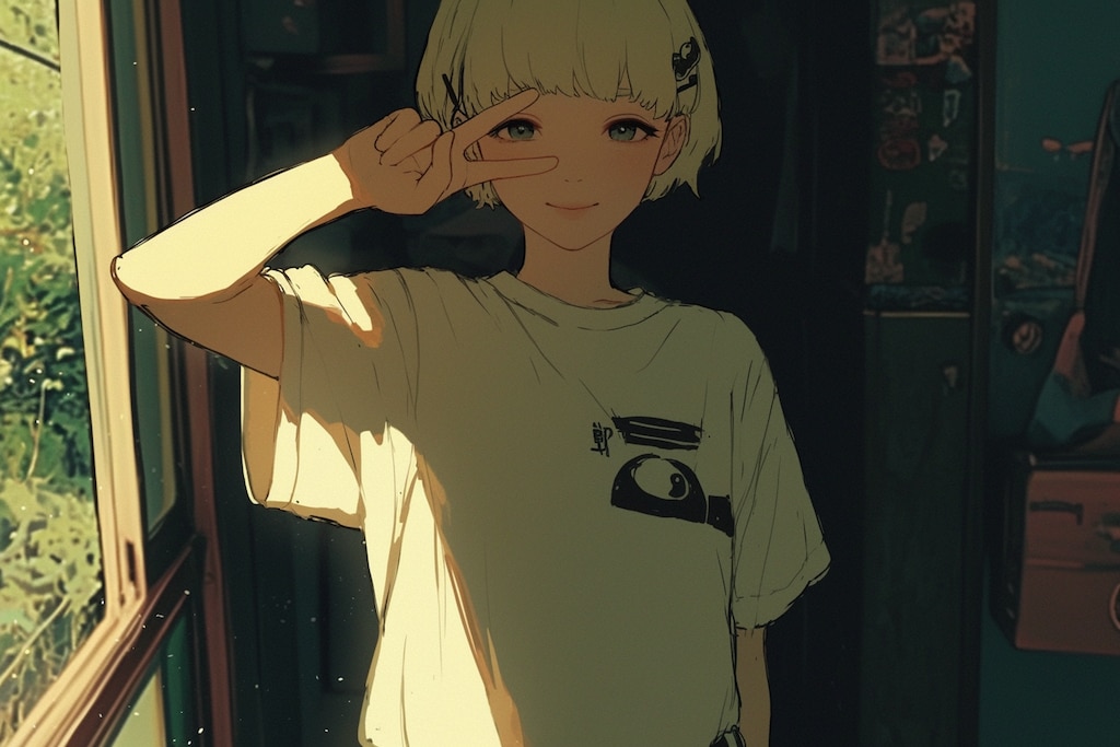 マッシュカットの子✨120