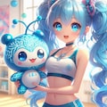 青ぽにちゃんと ニューロブルー_bing 5枚目