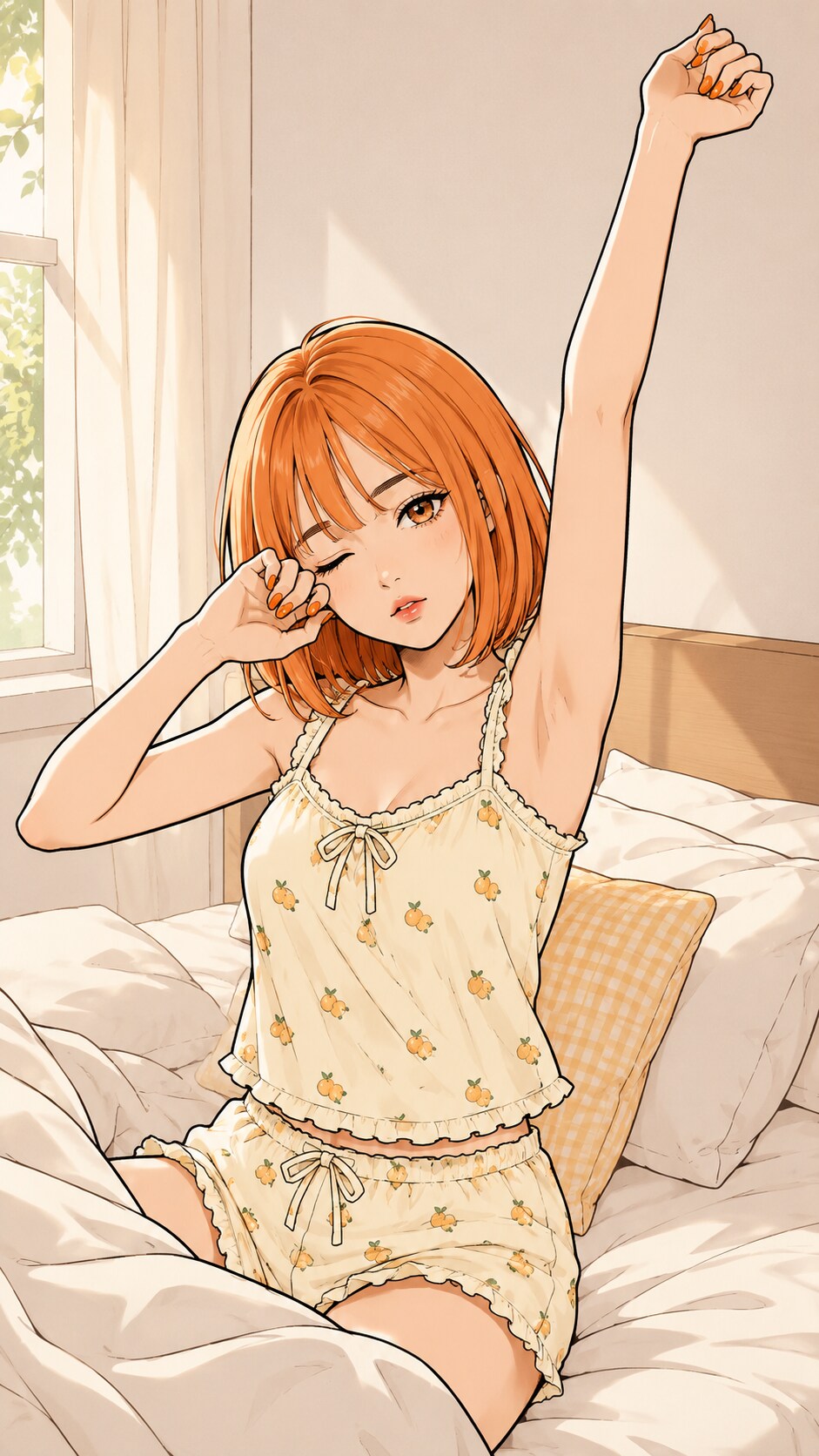 おはよー(マリちゃん)