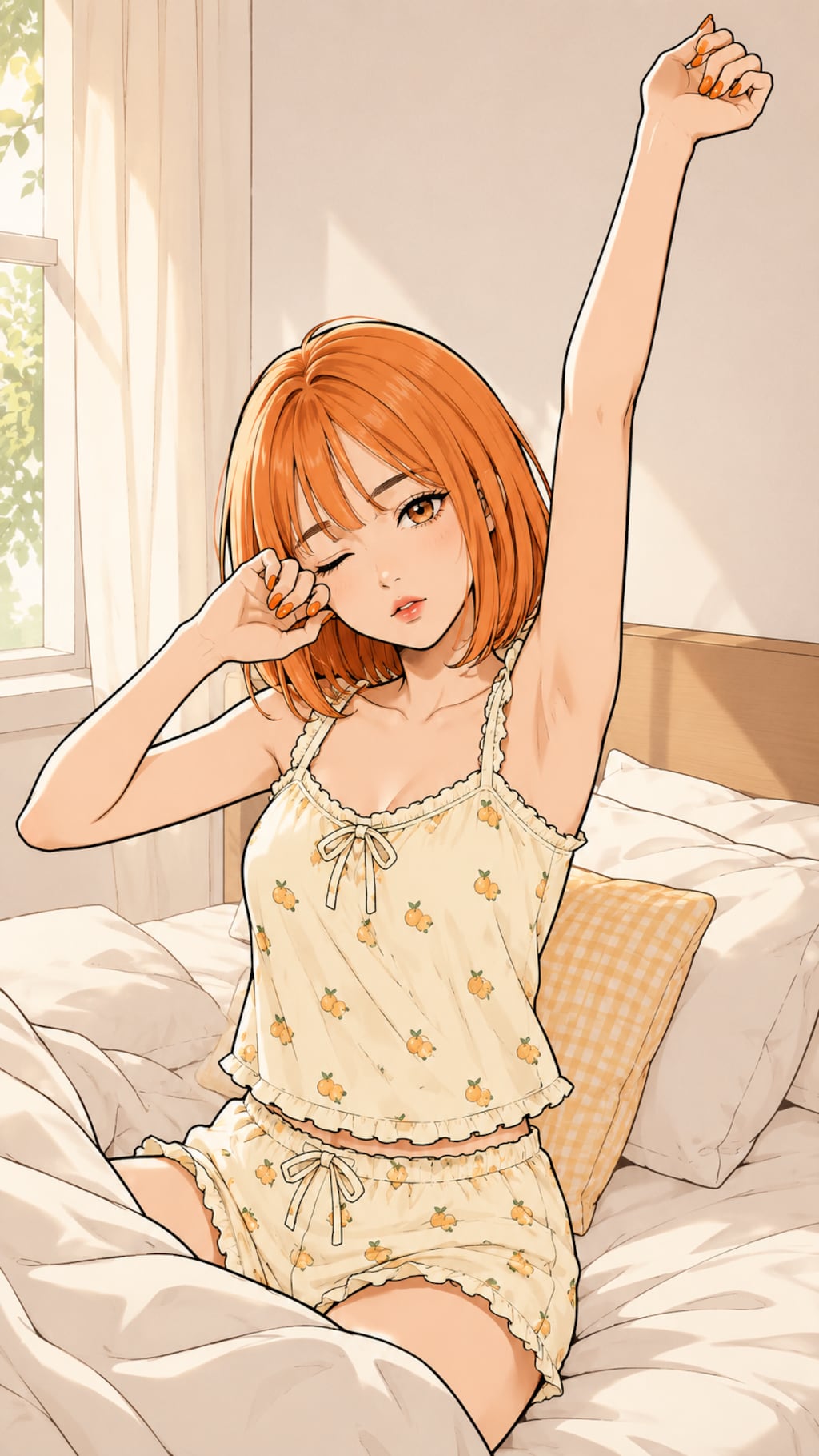 おはよー(マリちゃん)