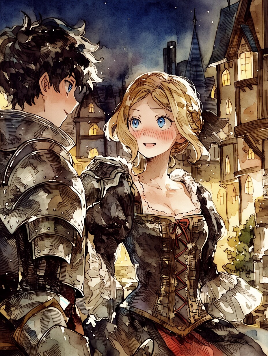 騎士と村娘95 | の人気AIイラスト・グラビア