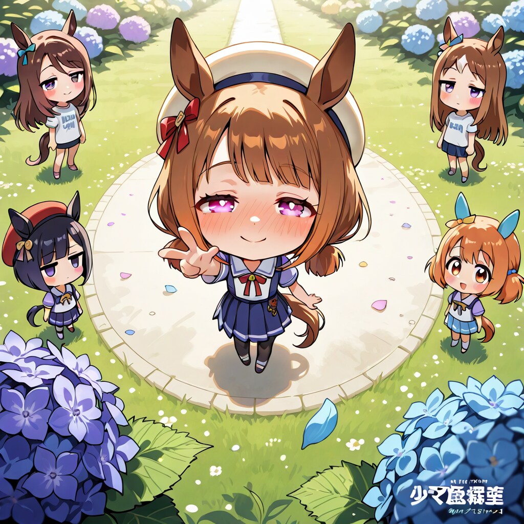 紫陽花。
