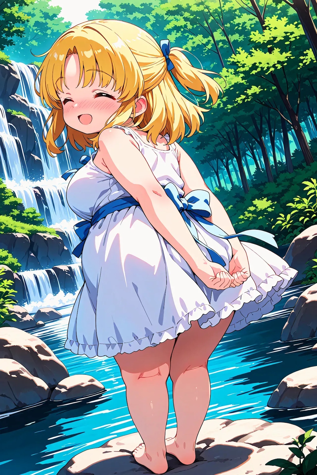 森の中のまりあちゃん