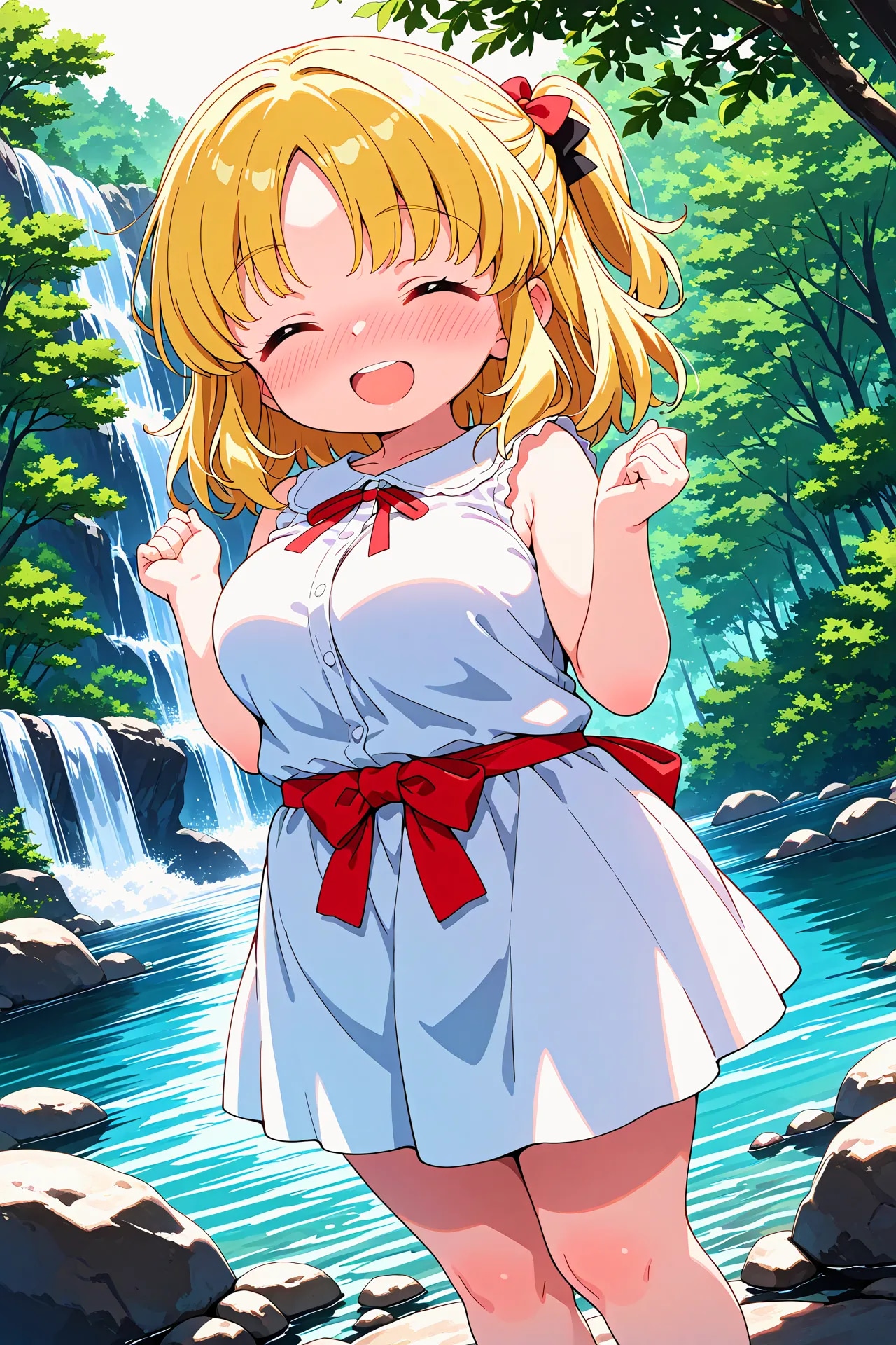 森の中のまりあちゃん