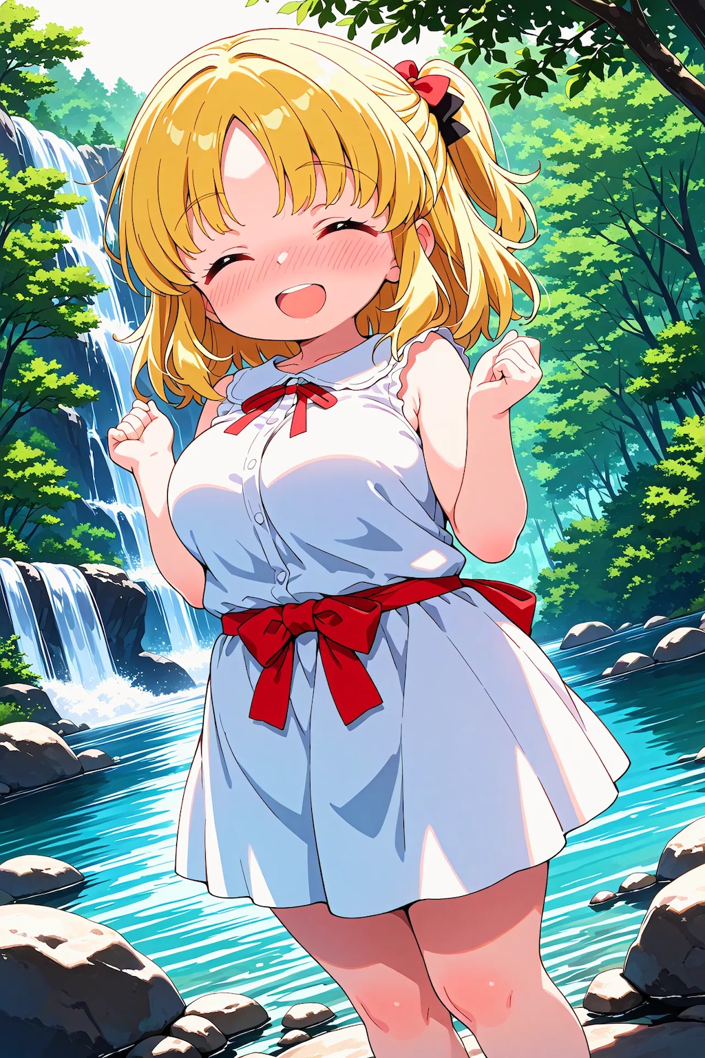 森の中のまりあちゃん