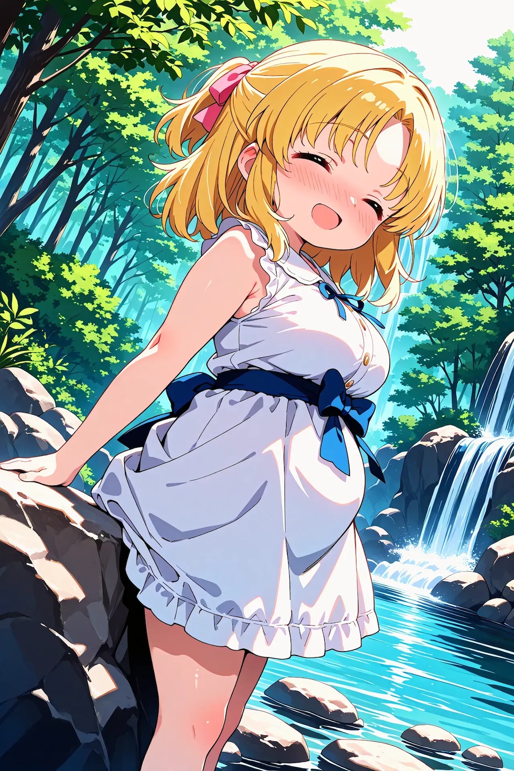 森の中のまりあちゃん