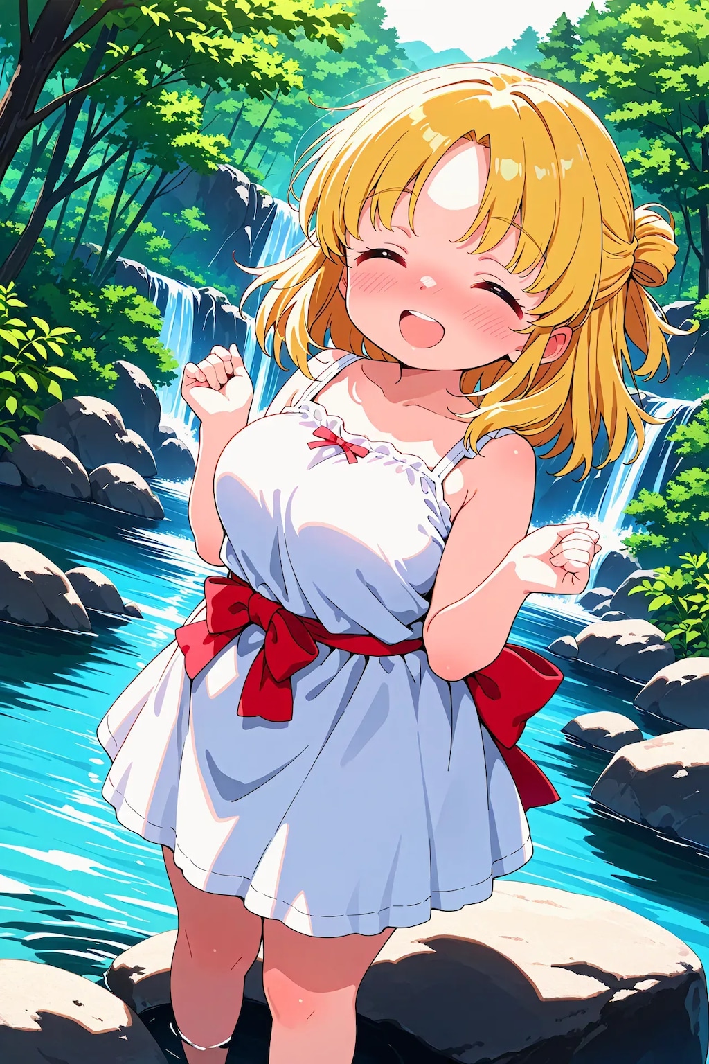 森の中のまりあちゃん