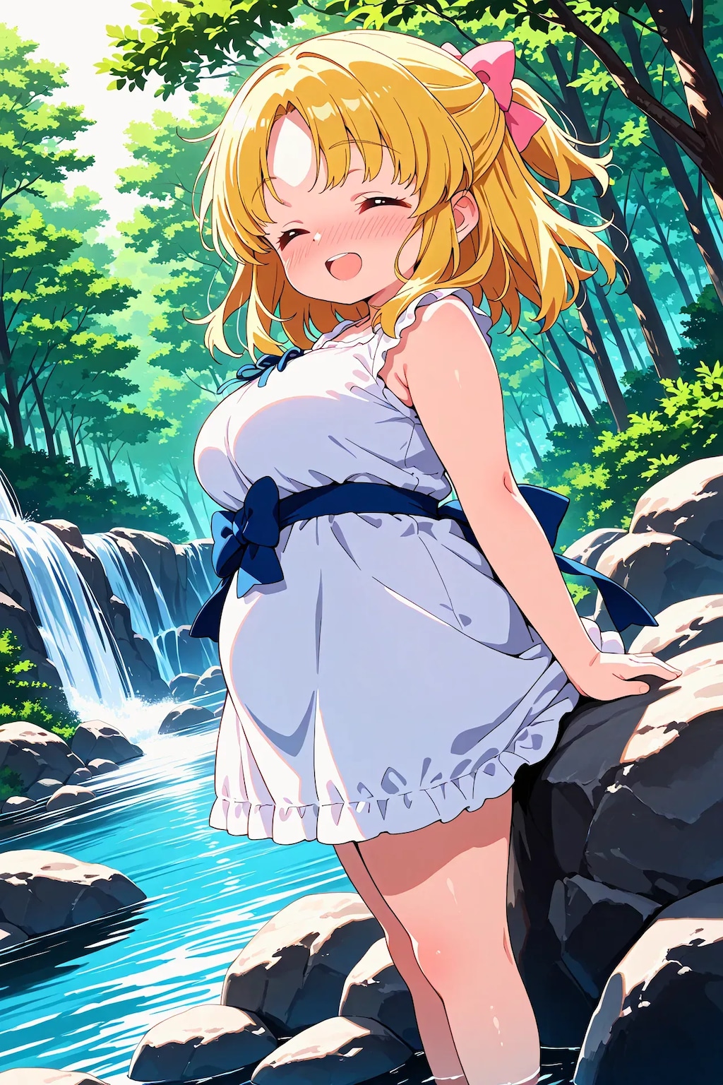 森の中のまりあちゃん