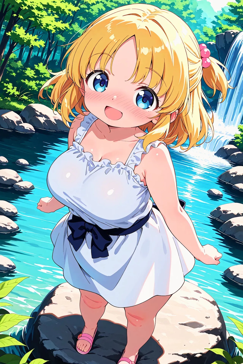 森の中のまりあちゃん
