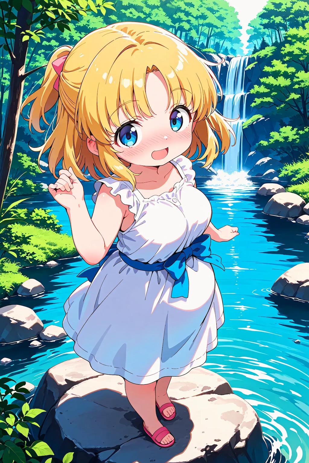 森の中のまりあちゃん