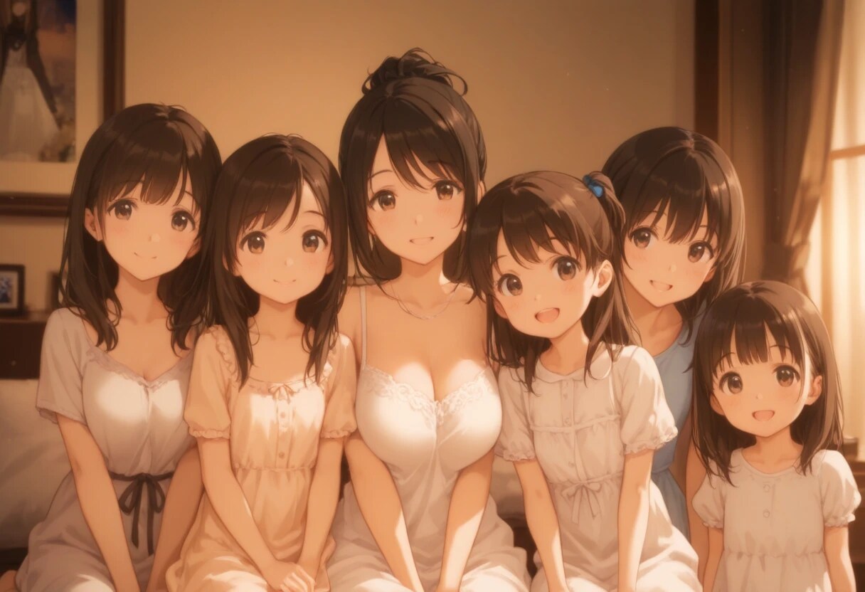 何故か家族写真