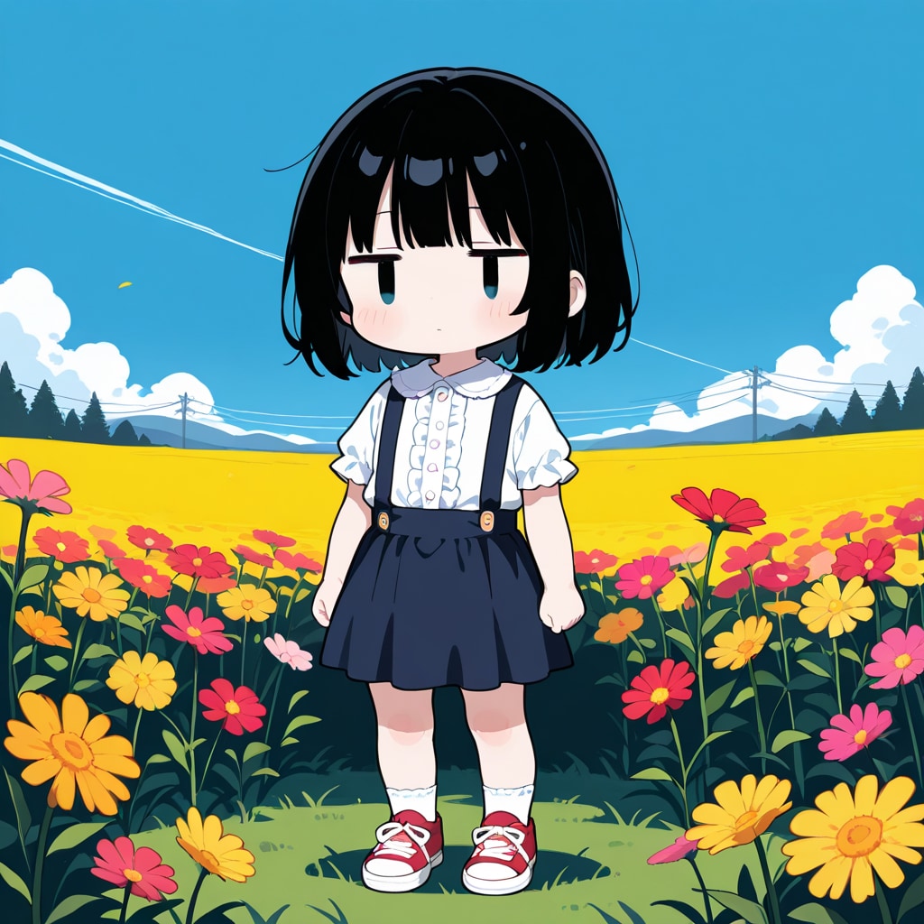 コスモスを愛でる