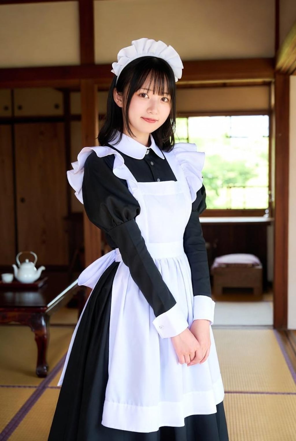 全裸メイド