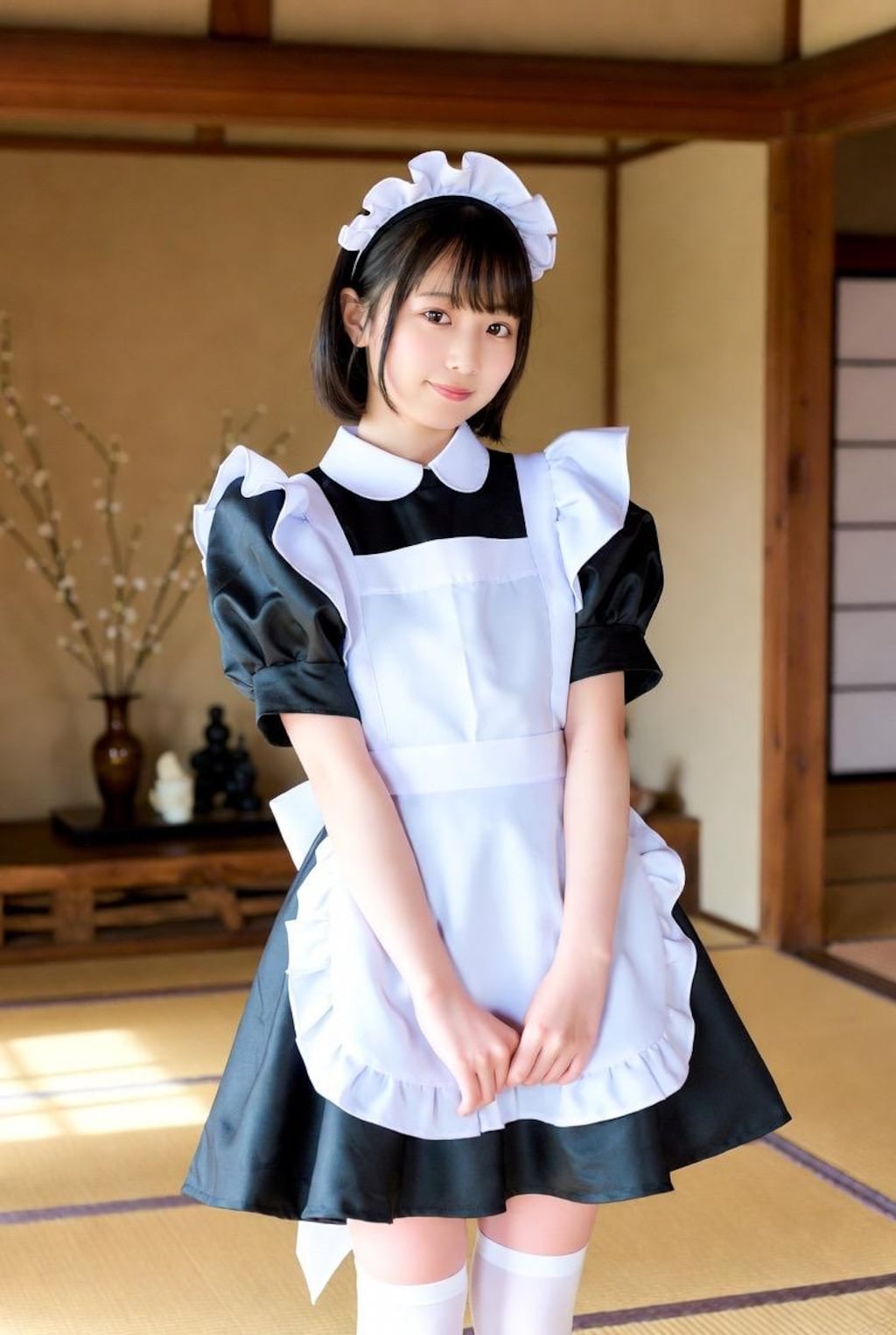 全裸メイド