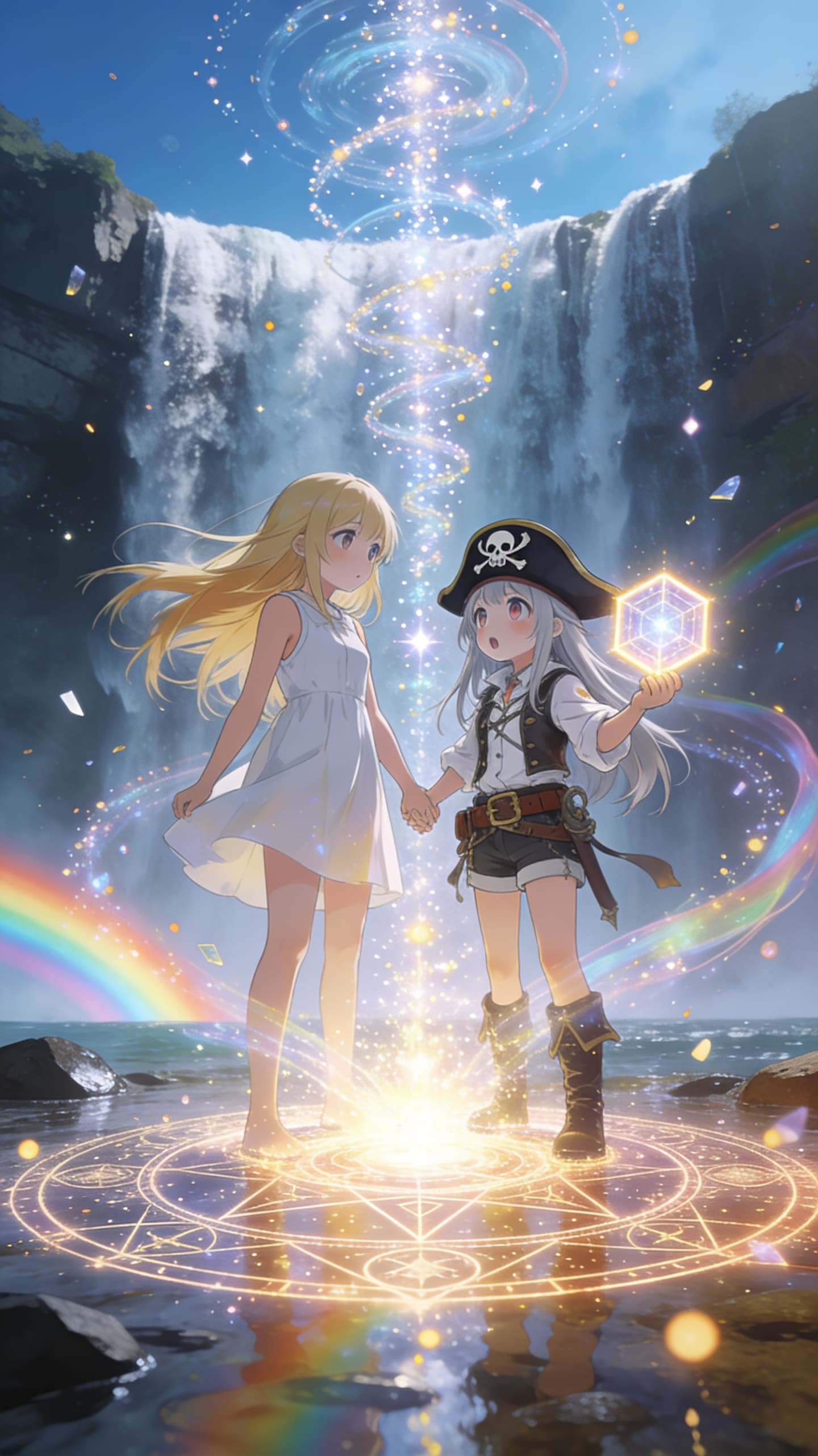 魔法陣発動 | の人気AIイラスト・グラビア