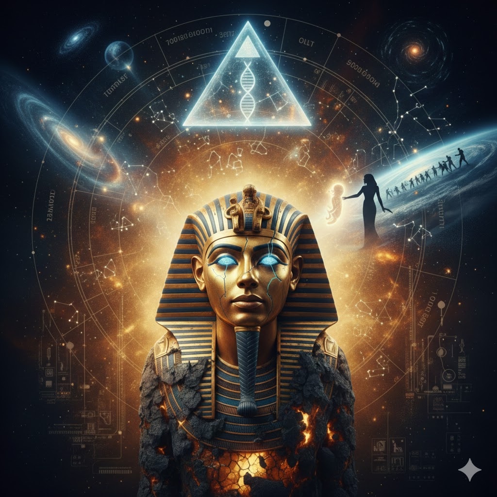 ツタンカーメンの年代測定に意義を唱えるプロンプト