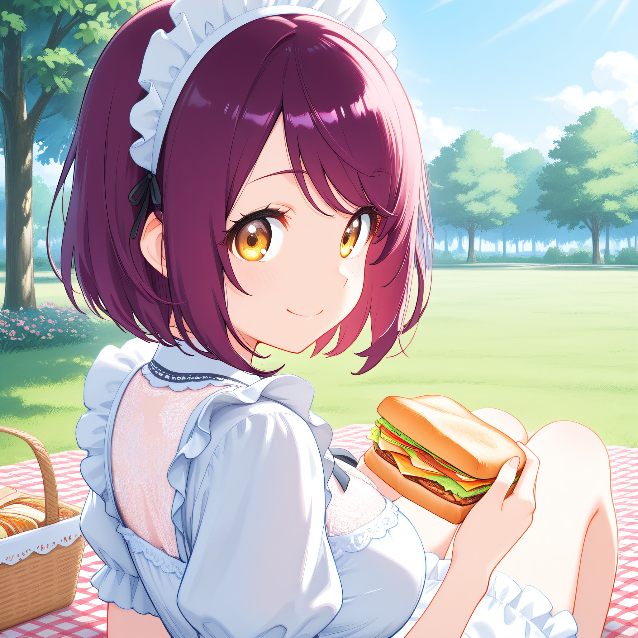 こんにちは（挨拶メイドの芽衣ちゃん）