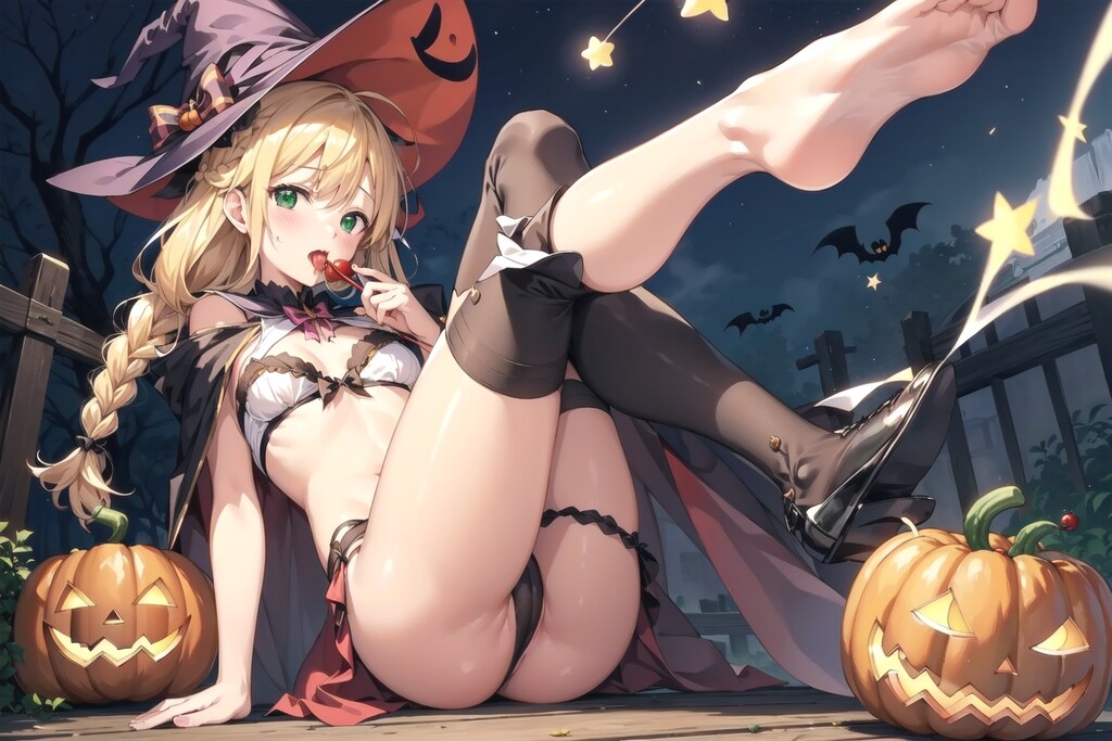アイリッシュヤスミン三姉妹のハロウィーン　オリシアちゃんの飲食