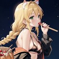 アイリッシュヤスミン三姉妹のハロウィーン　オリシアちゃんの飲食 4枚目