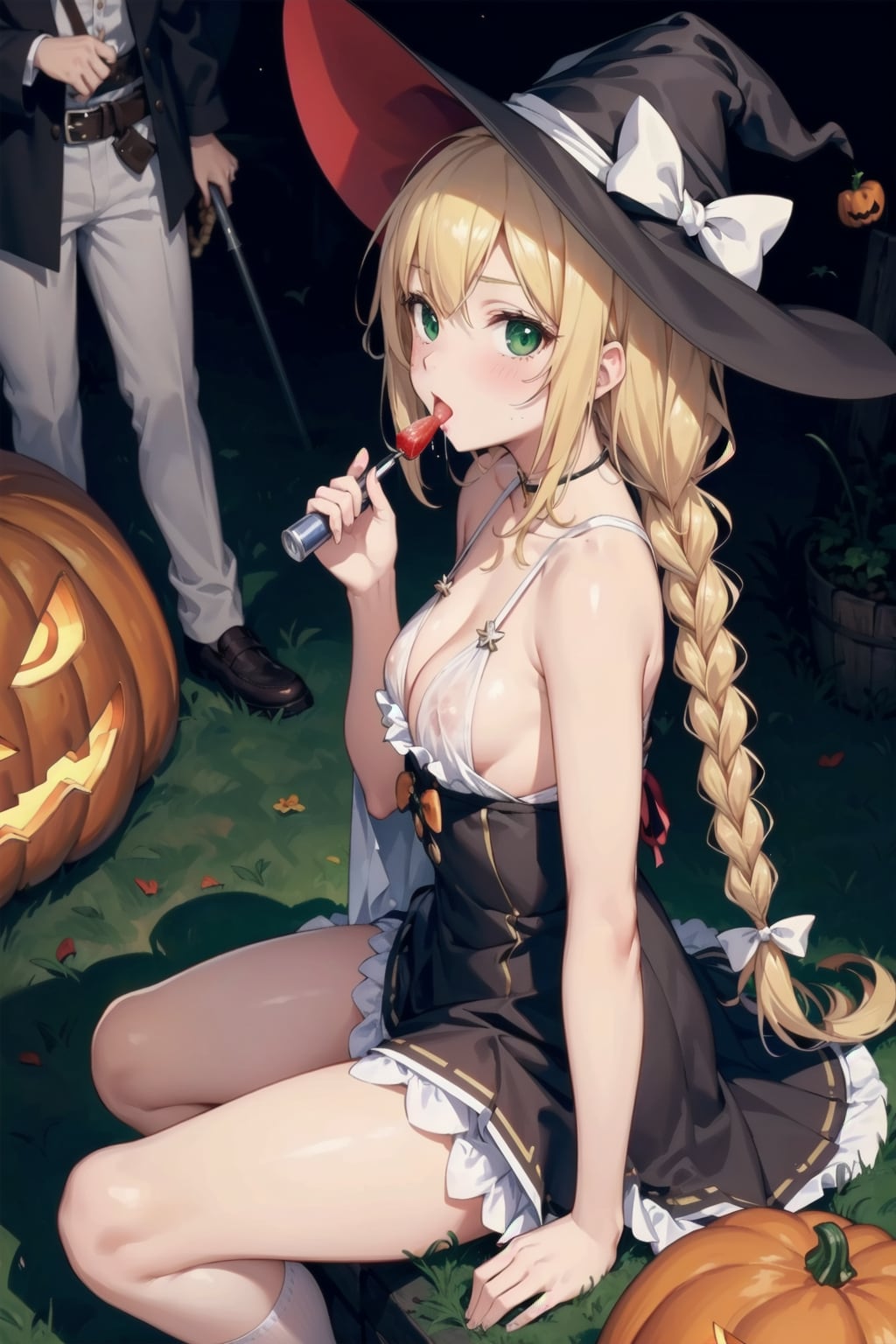 アイリッシュヤスミン三姉妹のハロウィーン　オリシアちゃんの飲食