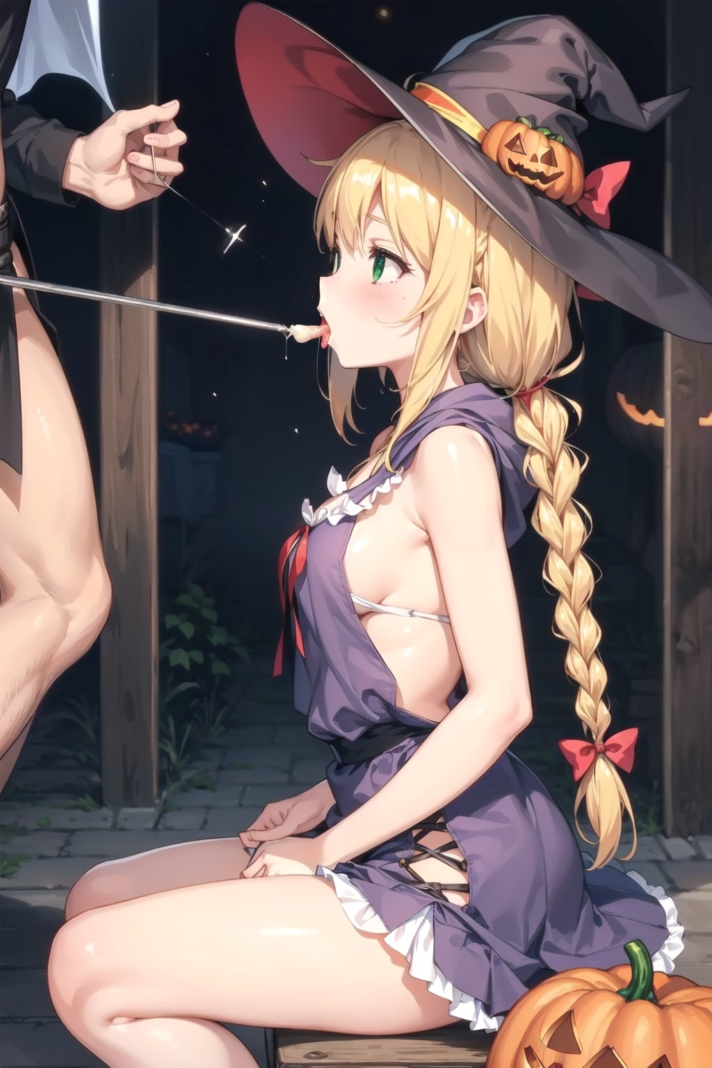 アイリッシュヤスミン三姉妹のハロウィーン　オリシアちゃんの飲食