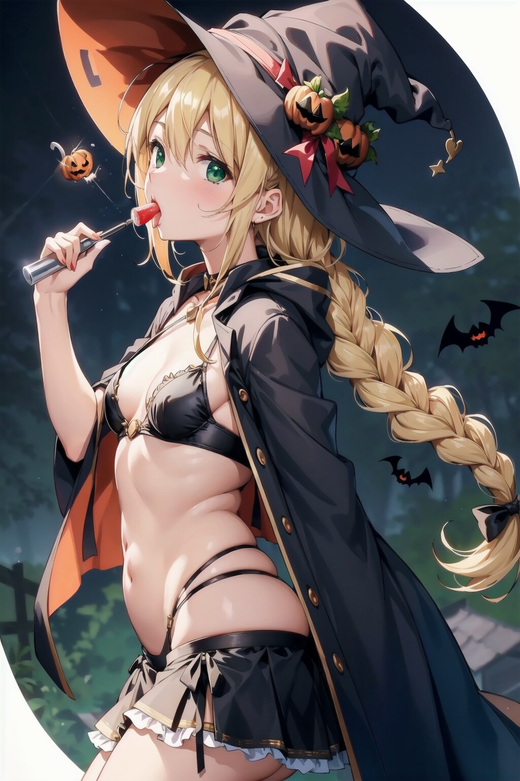 アイリッシュヤスミン三姉妹のハロウィーン　オリシアちゃんの飲食